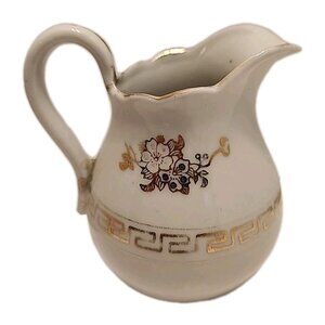 Vintage Japanese Creamer With Gold Trim Made In Japan